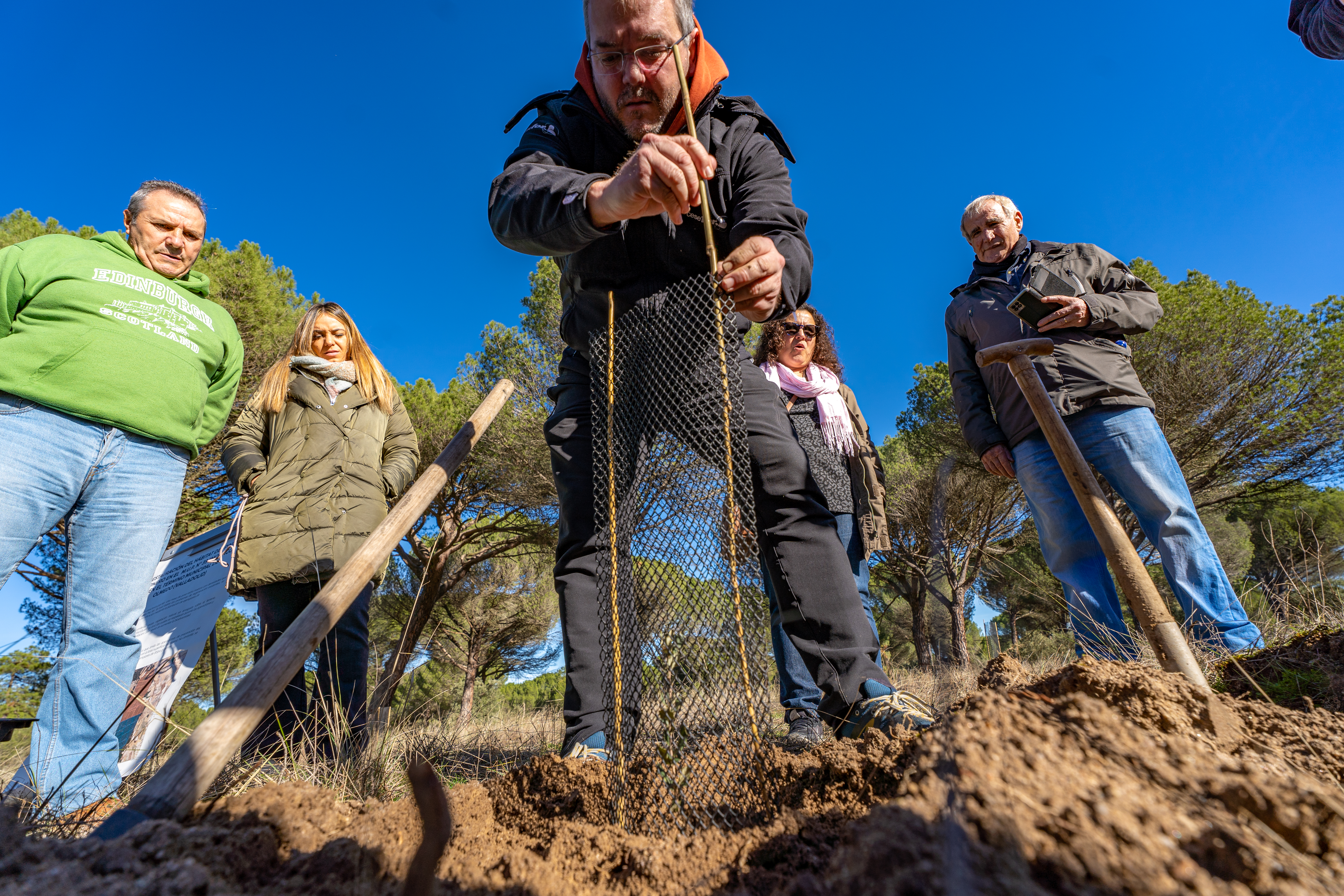 Roberto Rubio reforestación Olmedo