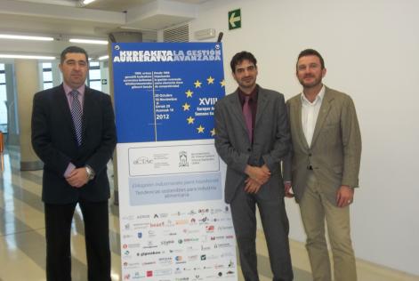 Victor Marcos de TETRAPAK, Leví Corbacho de METTLER TOLEDO y Gonzalo Anguita de FSC España