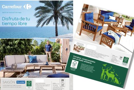 Campaña Carrefour muebles de jardín