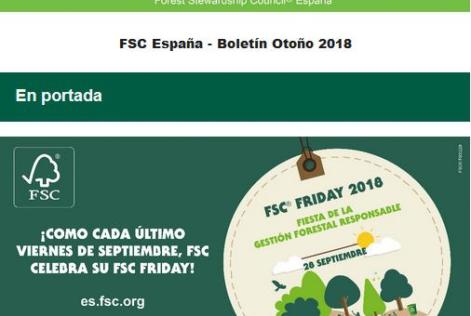 Boletín FSC otoño 2018