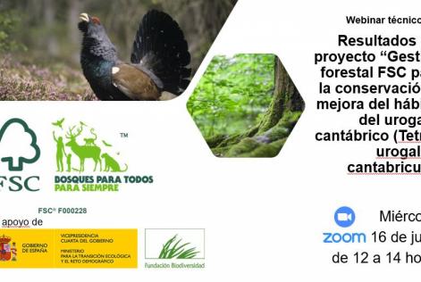 Webinario urogallo cantábrico