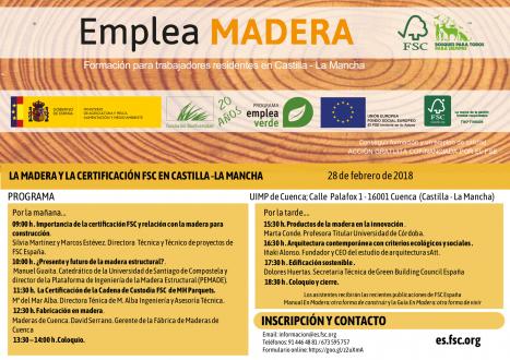 Cartel Emplea Madera 2017